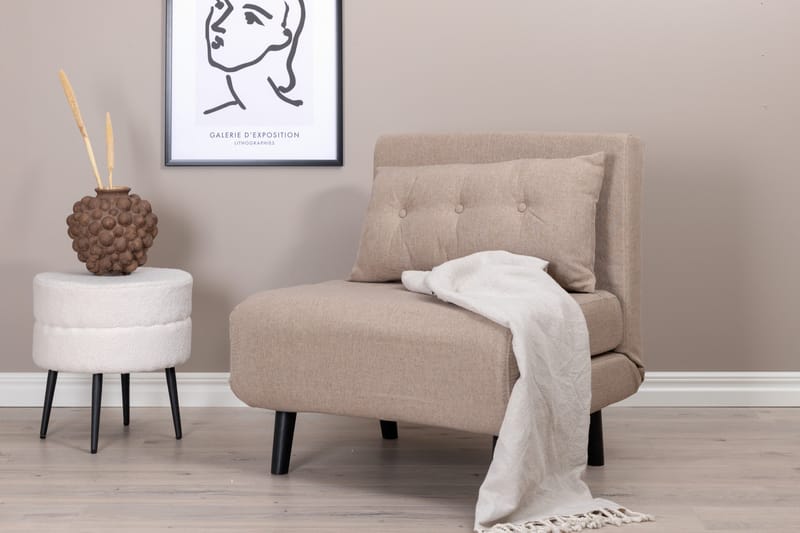 Vicky Bäddsoffa - Brun/Svart - Products - Möbler - Soffa - Bäddsoffa - Framåtbäddad bäddsoffa