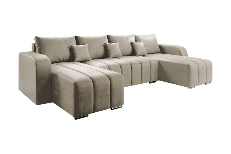 Zulueta 8-sits Bäddsoffa Vänster, Beige