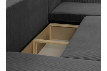 Barile Soffa Dubbeldivan 4-sits - Blå - Products - Möbler - Soffa - U-soffa