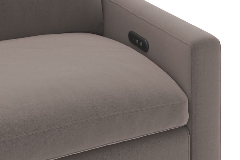 Barsele 2-sits Elektrisk Reclinersoffa - Brun - Products - Möbler - Soffa - Biosoffa & reclinersoffa