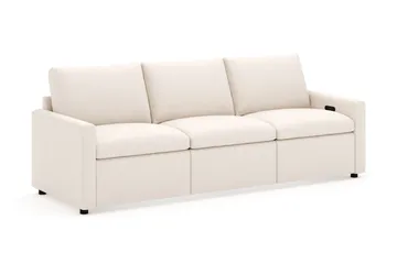 Barsele 3-sits Elektrisk Reclinersoffa - Beige - Products - Möbler - Soffa - Biosoffa & reclinersoffa