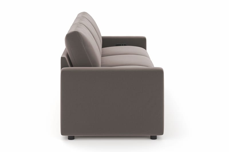 Barsele 3-sits Elektrisk Reclinersoffa - Brun - Products - Möbler - Soffa - Biosoffa & reclinersoffa