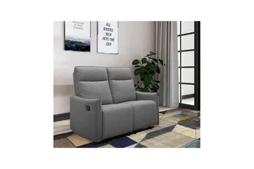Lugo Reclinersoffa 2-sits - Grå - Products - Möbler - Soffa - Biosoffa & reclinersoffa