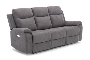 Milo Soffa 3-sits - Grå - Products - Möbler - Soffa - Biosoffa & reclinersoffa - 3 sits biosoffa & reclinersoffa