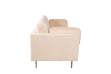 Boom Sammetssoffa 3-sits - Beige - Products - Möbler - Soffa - 3 sits soffa