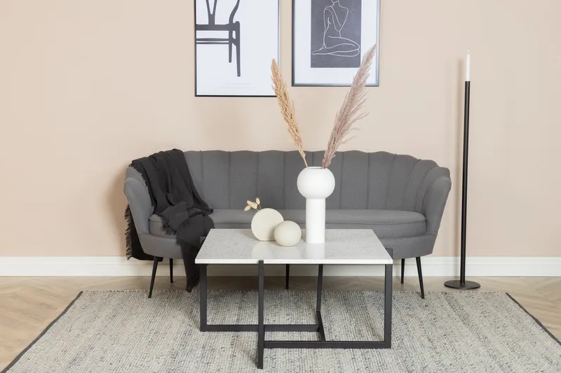 Calais 3-sits Soffa - Grå - Products - Möbler - Soffa - 3 sits soffa