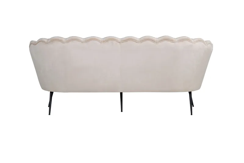 Calais 3-sits Soffa Sammet - Beige - Products - Möbler - Soffa - 3 sits soffa