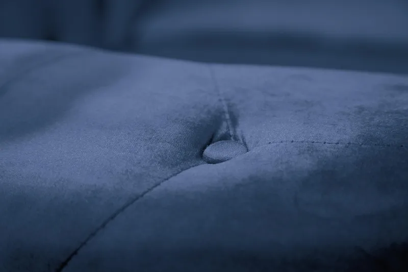 Chesterfield Lyx 3-sits Sammetssoffa - Djup soffa - Blå - Products - Möbler - Soffa - Chesterfield soffa