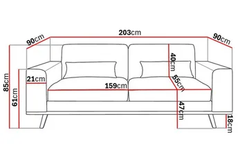 Copenhagen 2-sits Manchestersoffa - Beige - Products - Möbler - Soffa - 2 sits soffa