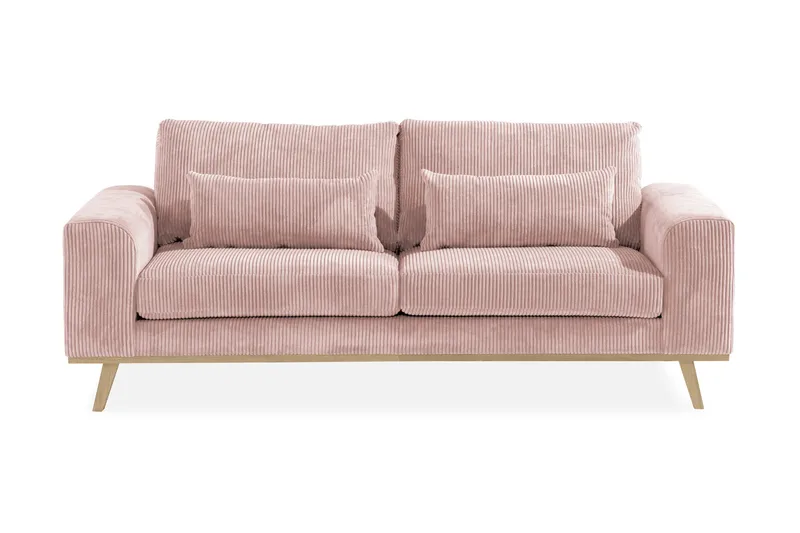 Copenhagen 2-sits Manchestersoffa - Rosa - Products - Möbler - Soffa - 2 sits soffa