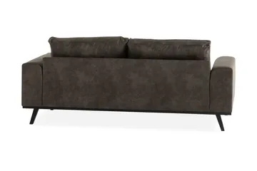 Copenhagen 2-sits Soffa i Konstläder - Mörkgrå - Products - Möbler - Soffa - 2 sits soffa