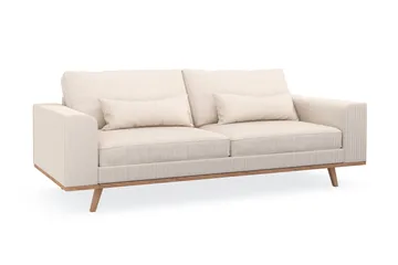 Copenhagen 3-sits Manchestersoffa - Beige - Products - Möbler - Soffa - 3 sits soffa