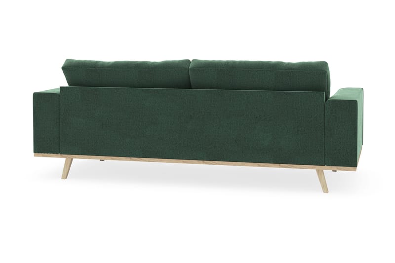 Copenhagen 3-sits Sammetssoffa - Mörkgrön - Products - Möbler - Soffa - 3 sits soffa