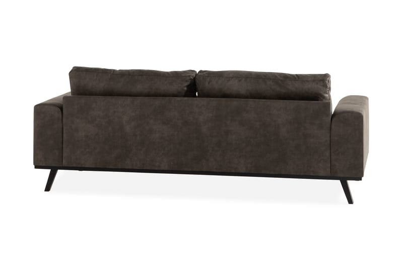 Copenhagen 3-sits Soffa i Konstläder - Mörkgrå - Products - Möbler - Soffa - 3 sits soffa
