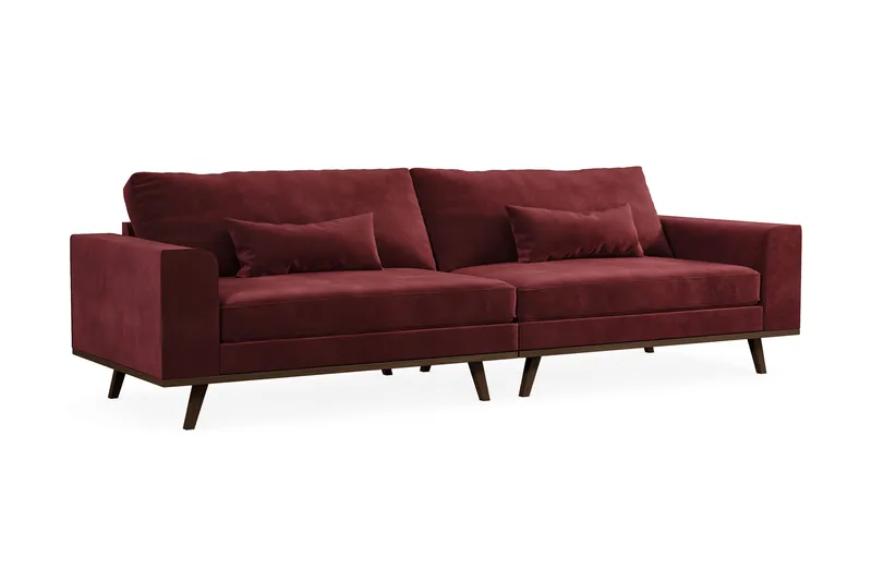Copenhagen 4-sits Sammetssoffa - Lila - Products - Möbler - Soffa - Sammetssoffa