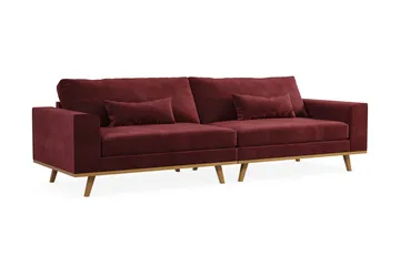 Copenhagen 4-sits Sammetssoffa - Lila - Products - Möbler - Soffa - Sammetssoffa