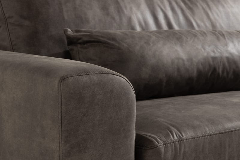 Copenhagen 4-sits Soffa i Konstläder - Mörkgrå - Products - Möbler - Soffa - 4 sits soffa