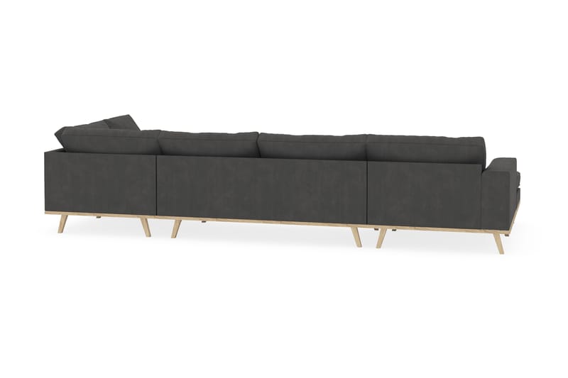 Copenhagen 5-sits Högervänd U-formad Soffa med Divan och Schäslong i Manchester - Mörkgrå - Products - Möbler - Soffa - U-soffa