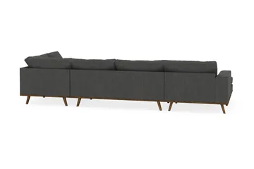 Copenhagen 5-sits Högervänd U-formad Soffa med Divan och Schäslong i Manchester - Mörkgrå - Products - Möbler - Soffa - U-soffa