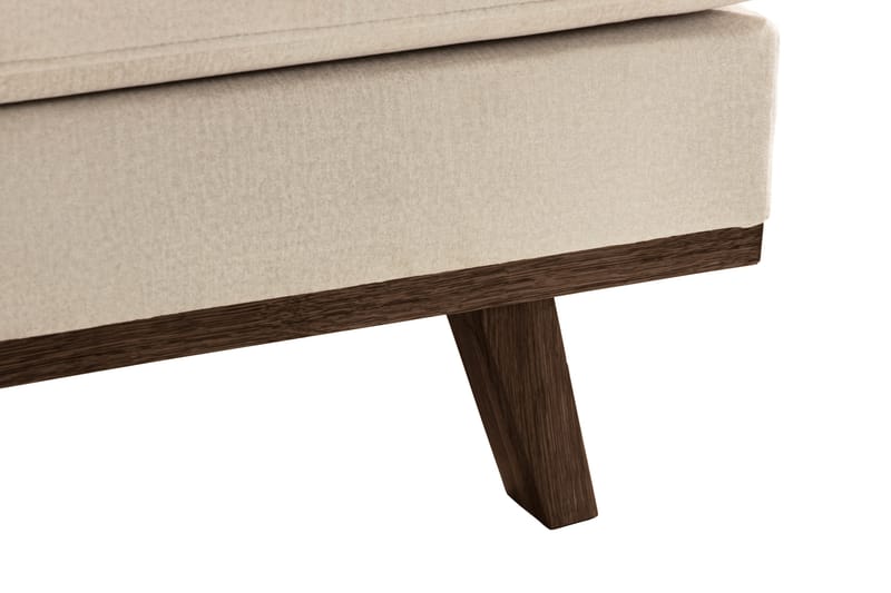 Copenhagen 5-sits Högervänd U-formad Soffa med Divan och Schäslong i Sammet - Beige - Products - Möbler - Soffa - Sammetssoffa