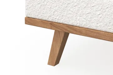 Copenhagen 5-sits Vänstervänd U-formad Soffa med Divan och Schäslong i Bouclé - Vit - Products - Möbler - Soffa - U-soffa