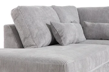 Copenhagen 5-sits Vänstervänd U-formad Soffa med Divan och Schäslong i Manchester - Ljusgrå - Products - Möbler - Soffa - U-soffa