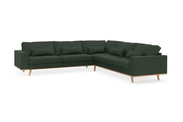 Copenhagen 6-sits L-formad Hörnsoffa i Manchester - Mörkgrön - Products - Möbler - Soffa - Hörnsoffa