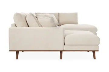 Copenhagen Premium 5-sits Högervänd U-formad Djup Soffa med Divan och Schäslong i Chenille - Ljusbeige - Products - Möbler - Soffa - U-soffa
