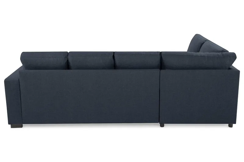 Crazy 4-sits Vänstervänd U-formad Large Soffa med Divan och Schäslong i Tyg - Blå - Products - Möbler - Soffa - U-soffa