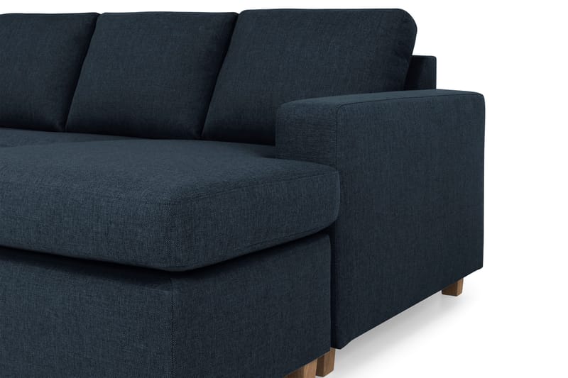 Crazy 4-sits Vänstervänd U-formad Large Soffa med Divan och Schäslong i Tyg - Blå - Products - Möbler - Soffa - U-soffa