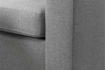 Crazy 4-sits Vänstervänd U-formad Large Soffa med Divan och Schäslong i Tyg - Grå - Products - Möbler - Soffa - U-soffa