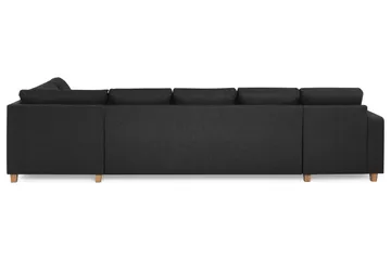 Crazy 5-sits Högervänd U-formad X-Large Soffa med Divan och Schäslong i Tyg - Antracit - Products - Möbler - Soffa - U-soffa