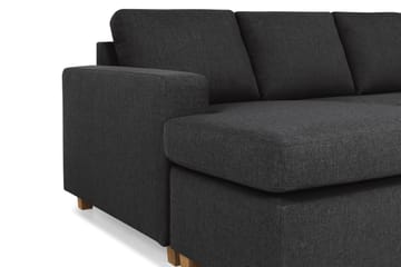Crazy 5-sits Högervänd U-formad X-Large Soffa med Divan och Schäslong i Tyg - Antracit - Products - Möbler - Soffa - U-soffa