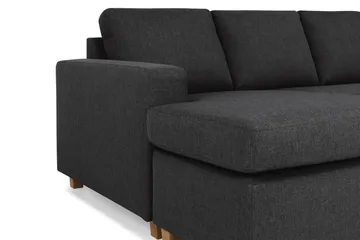 Crazy 5-sits Högervänd U-formad X-Large Soffa med Divan och Schäslong i Tyg - Antracit - Products - Möbler - Soffa - U-soffa