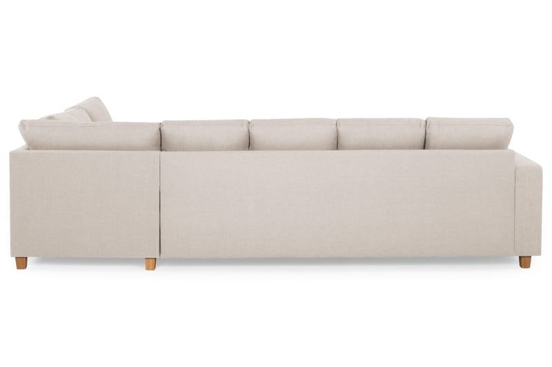 Crazy 5-sits Högervänd U-formad X-Large Soffa med Divan och Schäslong i Tyg - Beige - Products - Möbler - Soffa - U-soffa