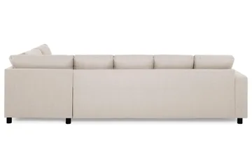 Crazy 5-sits Högervänd U-formad X-Large Soffa med Divan och Schäslong i Tyg - Beige - Products - Möbler - Soffa - U-soffa