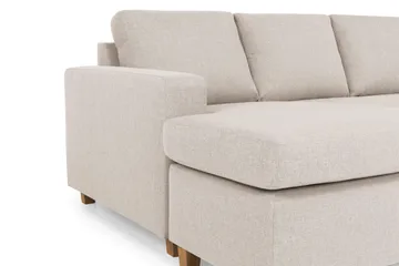 Crazy 5-sits Högervänd U-formad X-Large Soffa med Divan och Schäslong i Tyg - Beige - Products - Möbler - Soffa - U-soffa