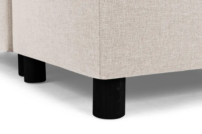 Crazy 5-sits Högervänd U-formad X-Large Soffa med Divan och Schäslong i Tyg - Beige - Products - Möbler - Soffa - U-soffa
