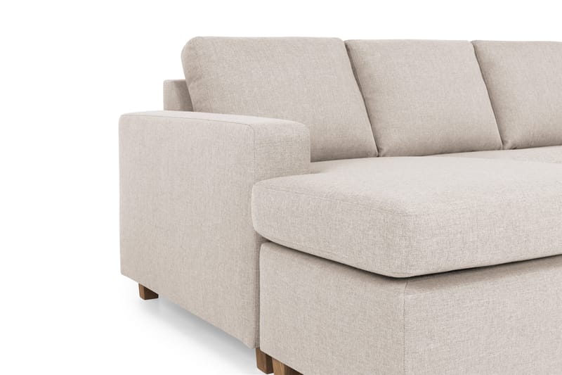Crazy 5-sits Högervänd U-formad X-Large Soffa med Divan och Schäslong i Tyg - Beige - Products - Möbler - Soffa - U-soffa