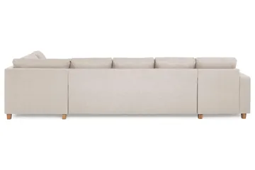 Crazy 5-sits Högervänd U-formad X-Large Soffa med Divan och Schäslong i Tyg - Beige - Products - Möbler - Soffa - U-soffa