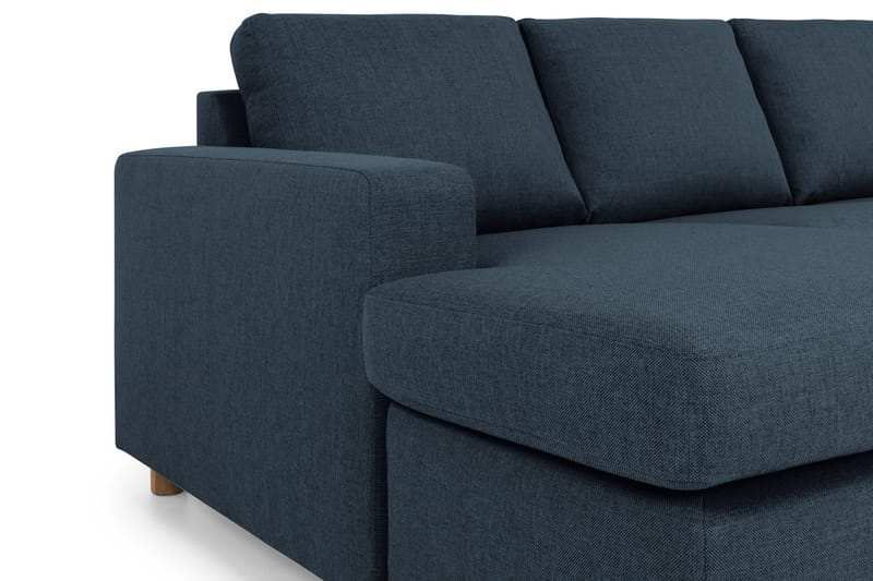 Crazy 5-sits Högervänd U-formad X-Large Soffa med Divan och Schäslong i Tyg - Blå - Products - Möbler - Soffa - U-soffa