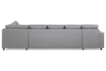 Crazy 5-sits Högervänd U-formad X-Large Soffa med Divan och Schäslong i Tyg - Grå - Products - Möbler - Soffa - U-soffa