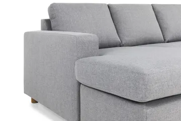 Crazy 5-sits Högervänd U-formad X-Large Soffa med Divan och Schäslong i Tyg - Grå - Products - Möbler - Soffa - U-soffa