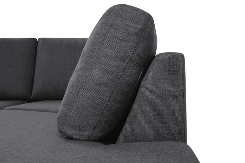 Crazy 5-sits Högervänd U-formad X-Large Soffa med Divan och Schäslong i Tyg - Mörkgrå - Products - Möbler - Soffa - U-soffa