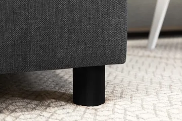 Crazy 5-sits U-formad Soffa med dubbelschäslong i Tyg - Mörkgrå - Products - Möbler - Soffa - U-soffa