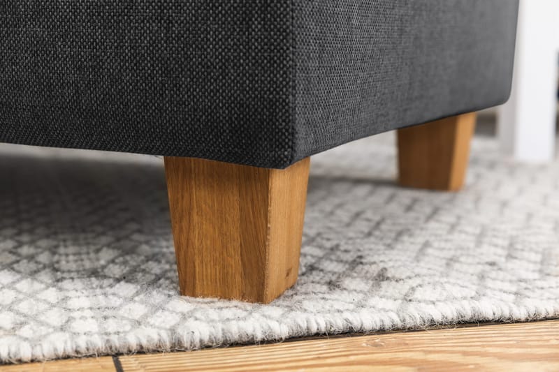 Crazy 5-sits U-formad Soffa med dubbelschäslong i Tyg - Mörkgrå - Products - Möbler - Soffa - U-soffa