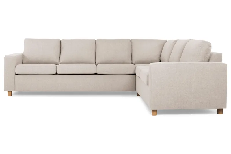 Crazy 5-sits Vändbar L-formad Large Hörnsoffa i Tyg - Beige - Products - Möbler - Soffa - Hörnsoffa