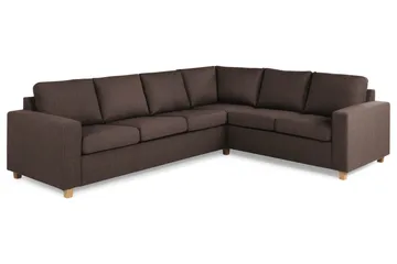 Crazy 5-sits Vändbar L-formad Large Hörnsoffa i Tyg - Brun - Products - Möbler - Soffa - Hörnsoffa