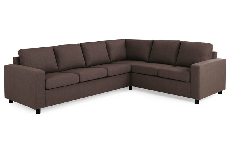 Crazy 5-sits Vändbar L-formad Large Hörnsoffa i Tyg - Brun - Products - Möbler - Soffa - Hörnsoffa