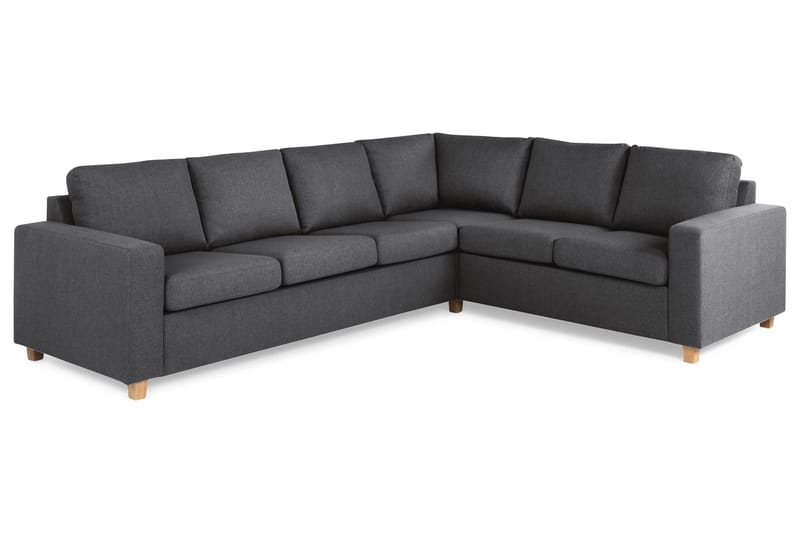 Crazy 5-sits Vändbar L-formad Large Hörnsoffa i Tyg - Mörkgrå - Products - Möbler - Soffa - Hörnsoffa